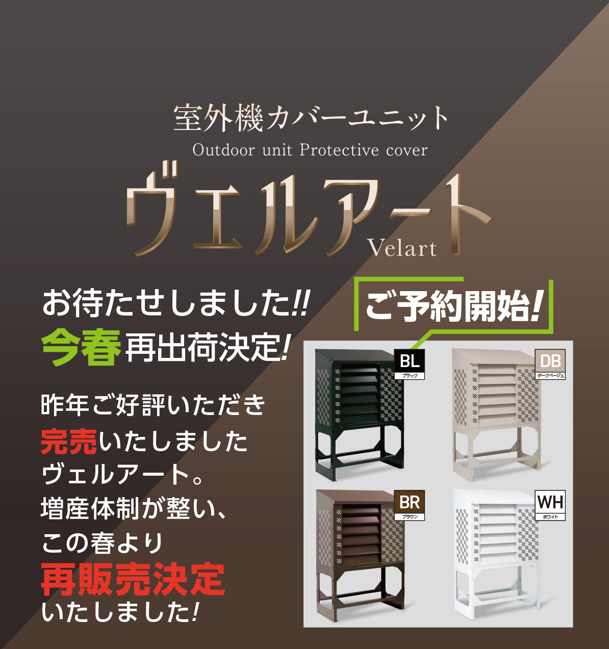 お待たせしました！！今春再出荷決定！ご予約開始